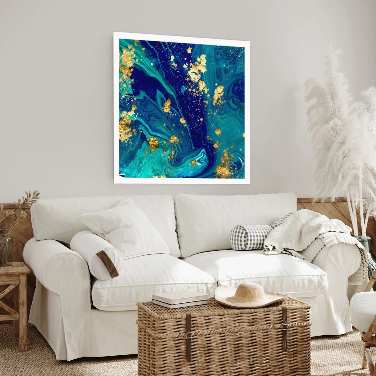 Póster - Pétalos de sol  - 40x40 cm