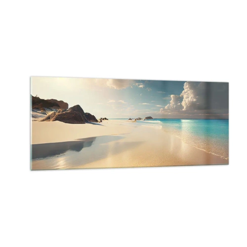 Cuadro sobre vidrio - Impresiones sobre Vidrio - Un día de ensueño - 100x40 cm