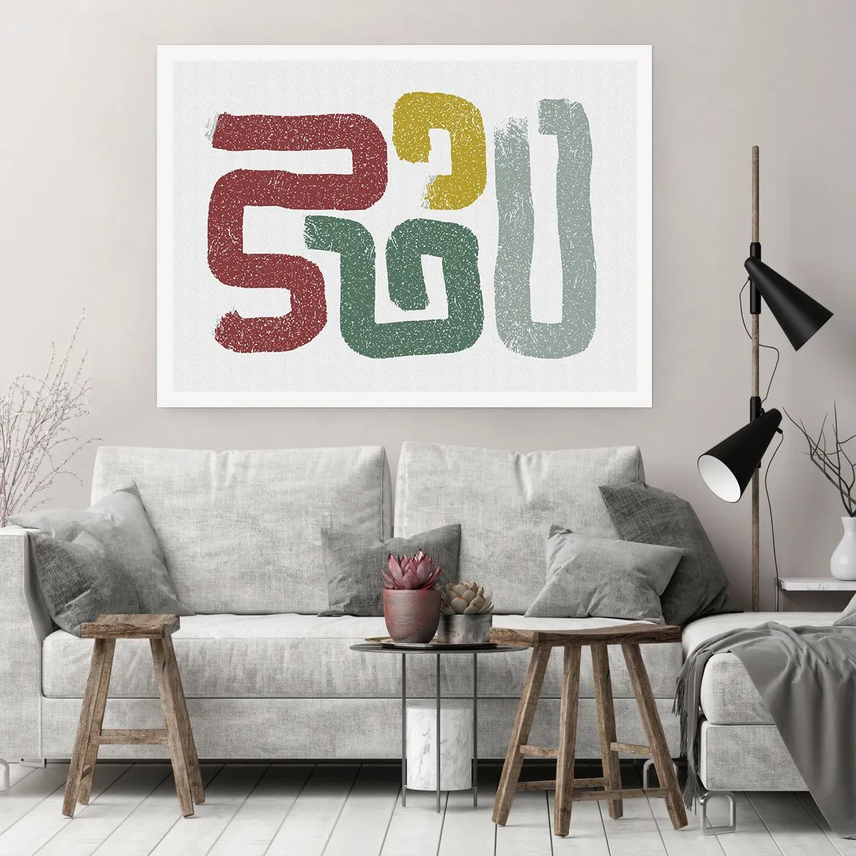 Póster - En un idioma desconocido - 50x40 cm