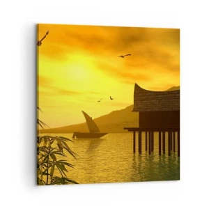 Cuadro sobre lienzo - Impresión de Imagen - La ansiada paz - 60x60 cm