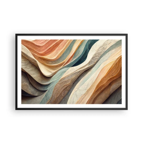 Póster en marco negro - Momentos previos al cambio - 91x61 cm