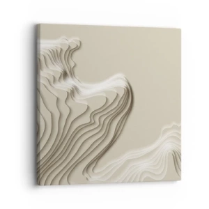 Cuadro sobre lienzo - Impresión de Imagen - Topografía del arte - 30x30 cm