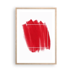 Póster en marco roble claro - Fuera del marco - 50x70 cm