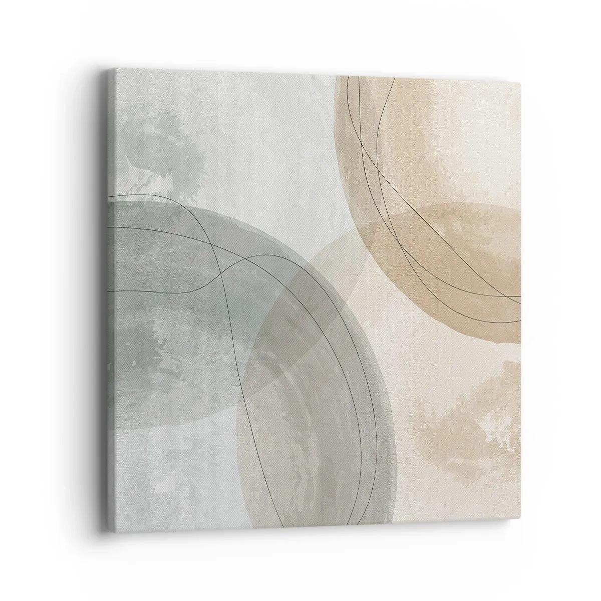 Cuadro sobre lienzo - Impresión de Imagen - Mundos que se entrecruzan - 40x40 cm