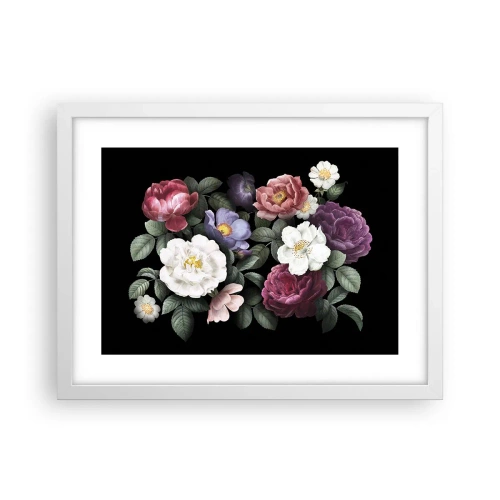 Póster en marco blanco - De un jardín inglés - 40x30 cm
