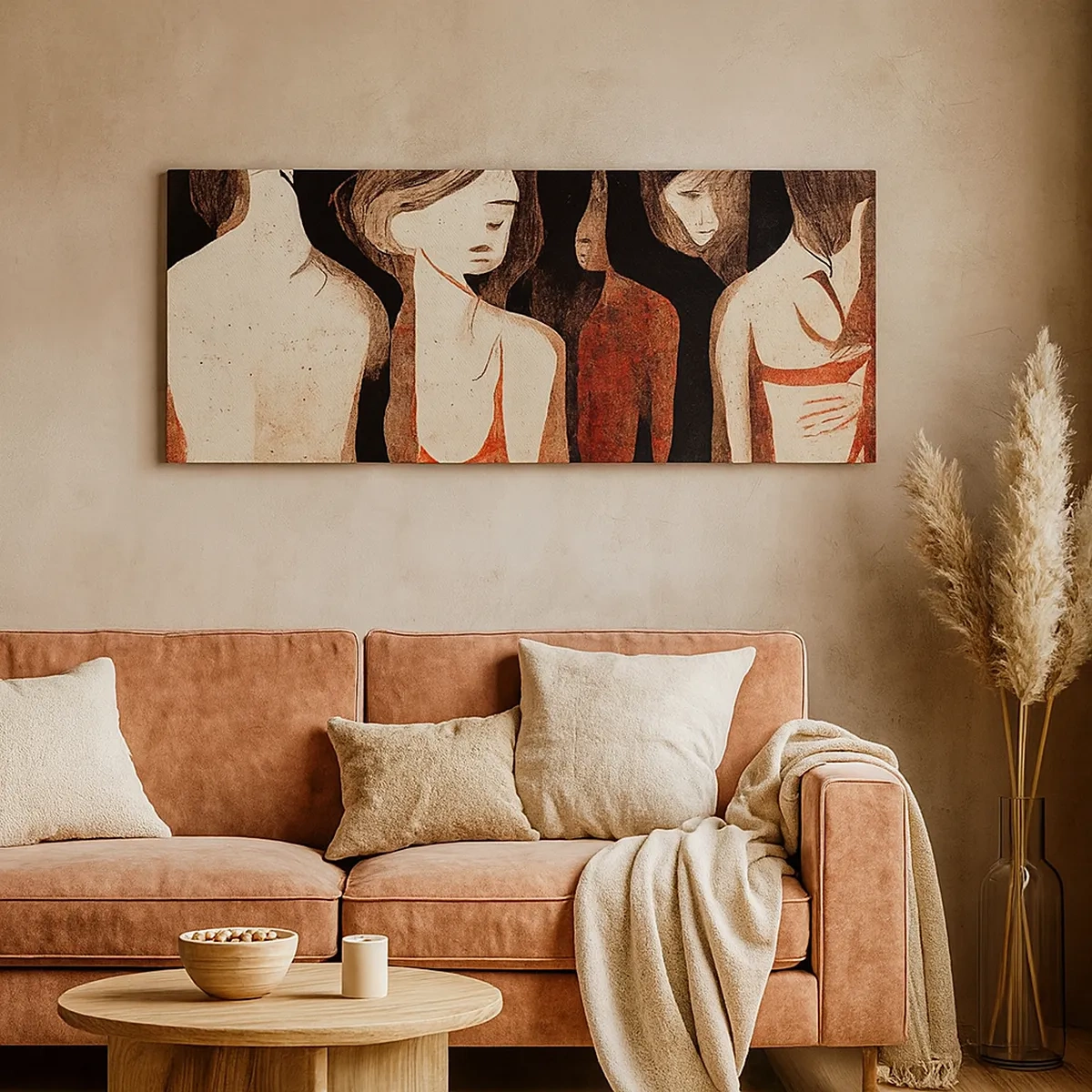 Cuadro sobre lienzo - Impresión de Imagen - Madonnas de la oscuridad - 30x30 cm