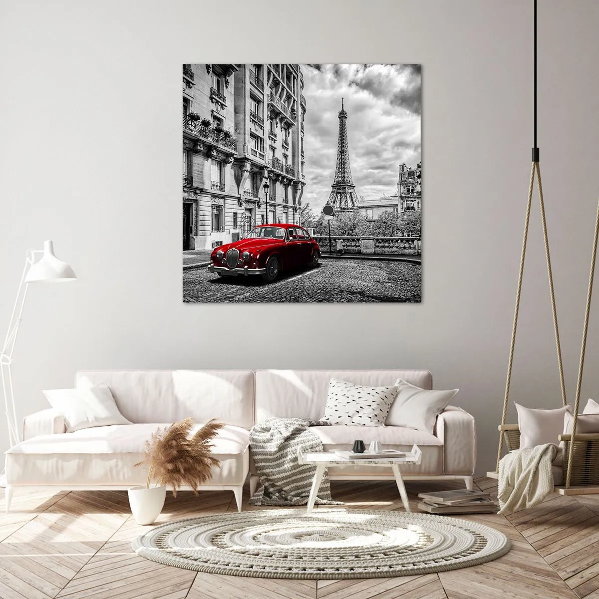 Cuadro sobre lienzo - Impresión de Imagen - Un depredador en la ciudad - 50x50 cm