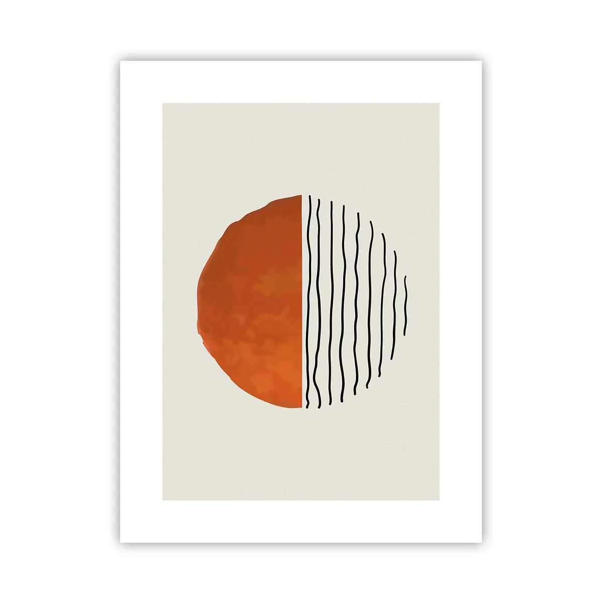 Póster - En un ambiente japonés - 30x40 cm