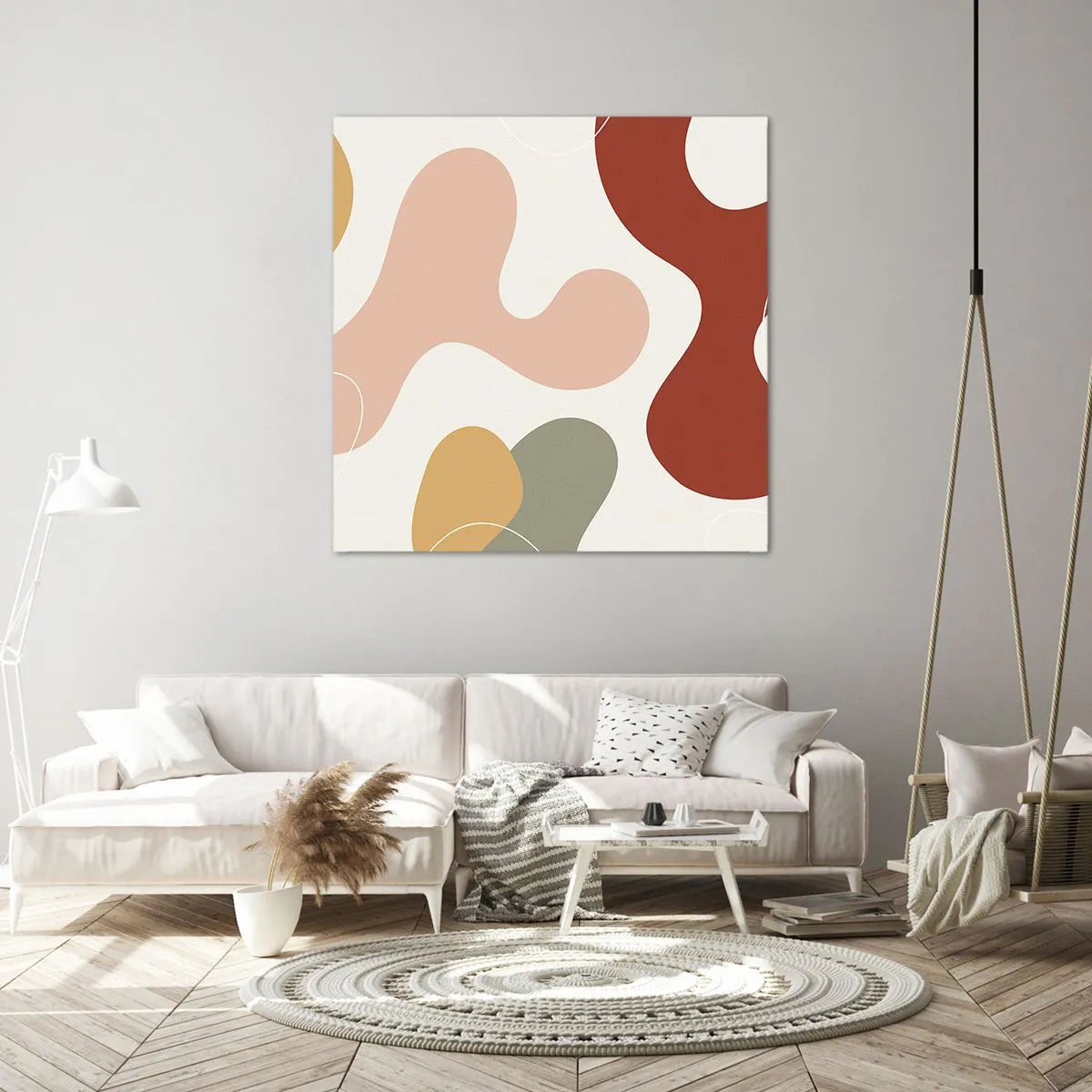 Cuadro sobre lienzo - Impresión de Imagen - La esencia de la pintura - 60x60 cm