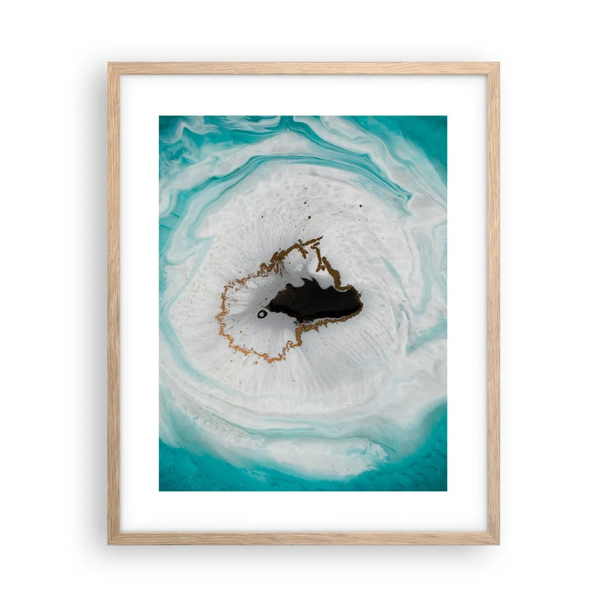 Póster en marco roble claro - Para acceder al interior - 40x50 cm