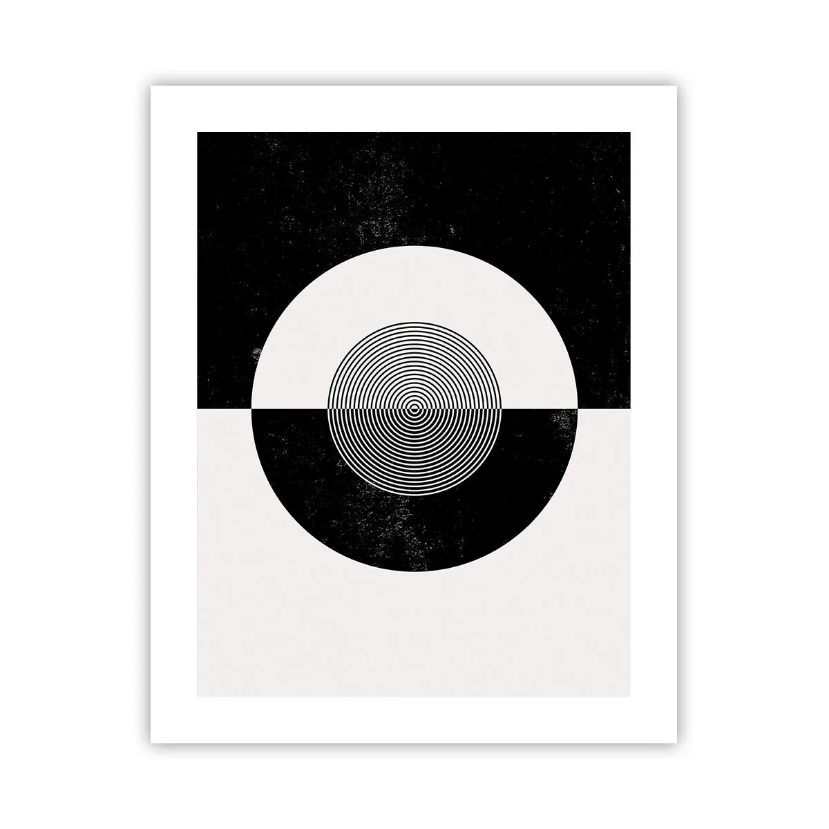 Póster - Armonía en blanco y negro - 40x50 cm