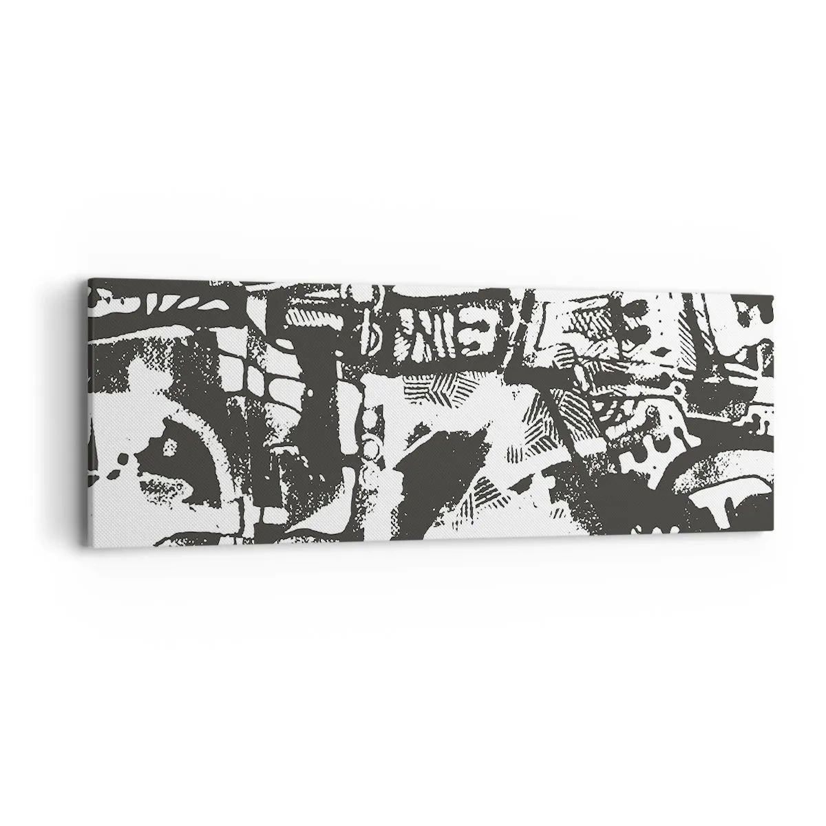 Cuadro sobre lienzo - Impresión de Imagen - ¿Orden o caos? - 90x30 cm