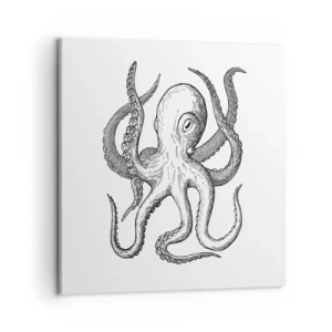 Cuadro sobre lienzo - Impresión de Imagen - Bailando con olas - 60x60 cm