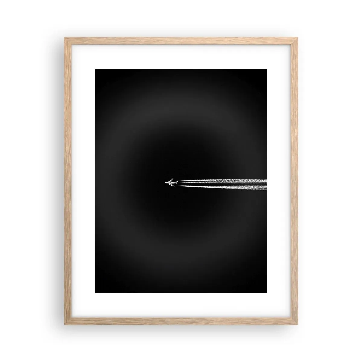 Póster en marco roble claro - En otra dimensión - 40x50 cm