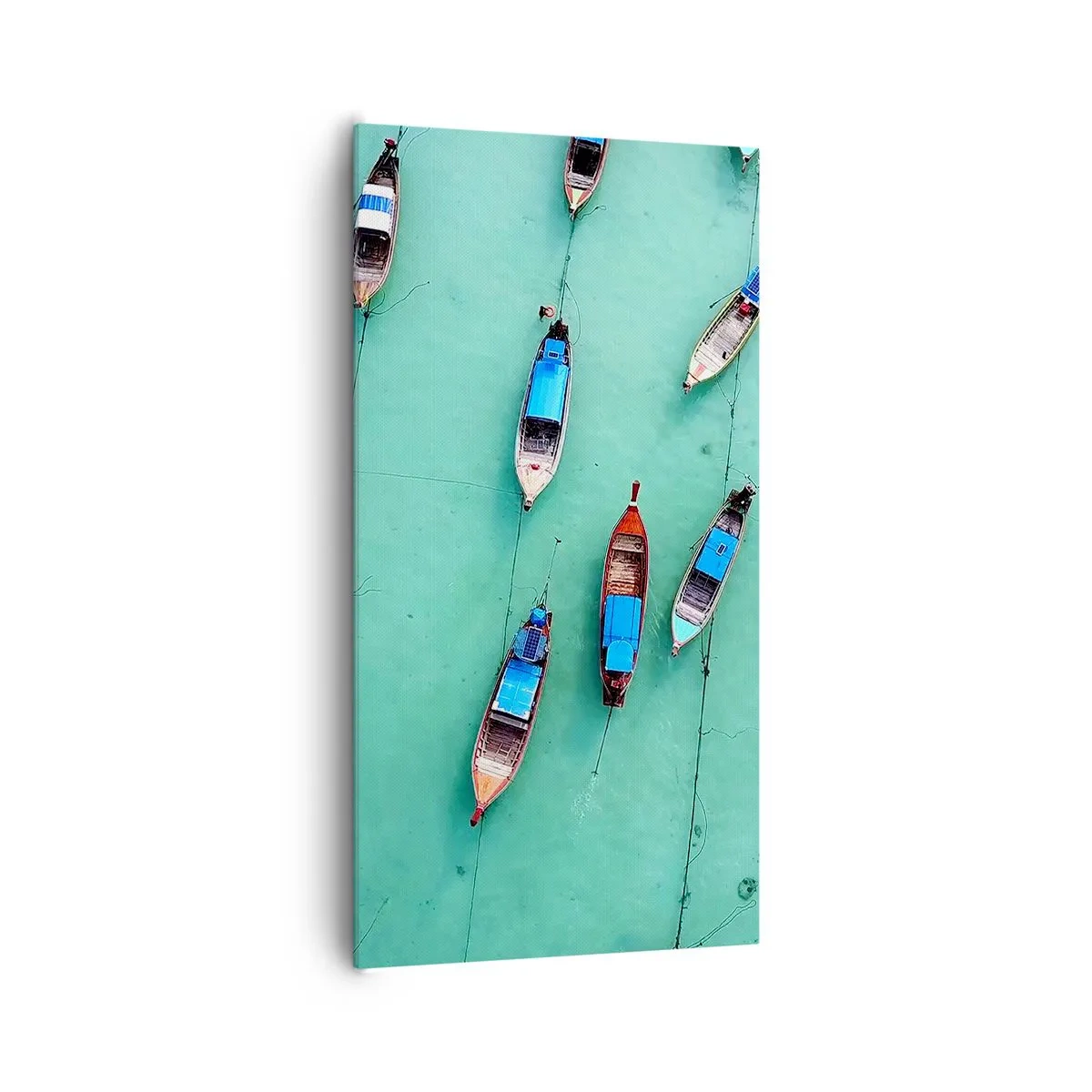 Cuadro sobre lienzo - Impresión de Imagen - En alegre espera - 65x120 cm