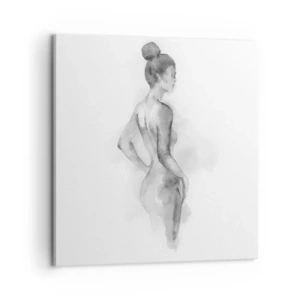 Cuadro sobre lienzo - Impresión de Imagen - Tan hermosa como la pintura - 60x60 cm