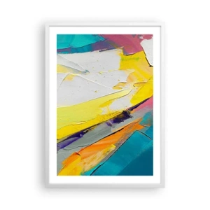 Póster en marco blanco - Anatomía de la luz - 50x70 cm