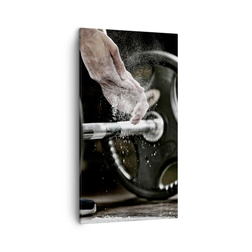 Cuadro sobre lienzo - Impresión de Imagen - ¡Reto aceptado! - 45x80 cm