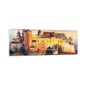 Cuadro sobre vidrio - Impresiones sobre Vidrio - Una historia y un cuento - 90x30 cm