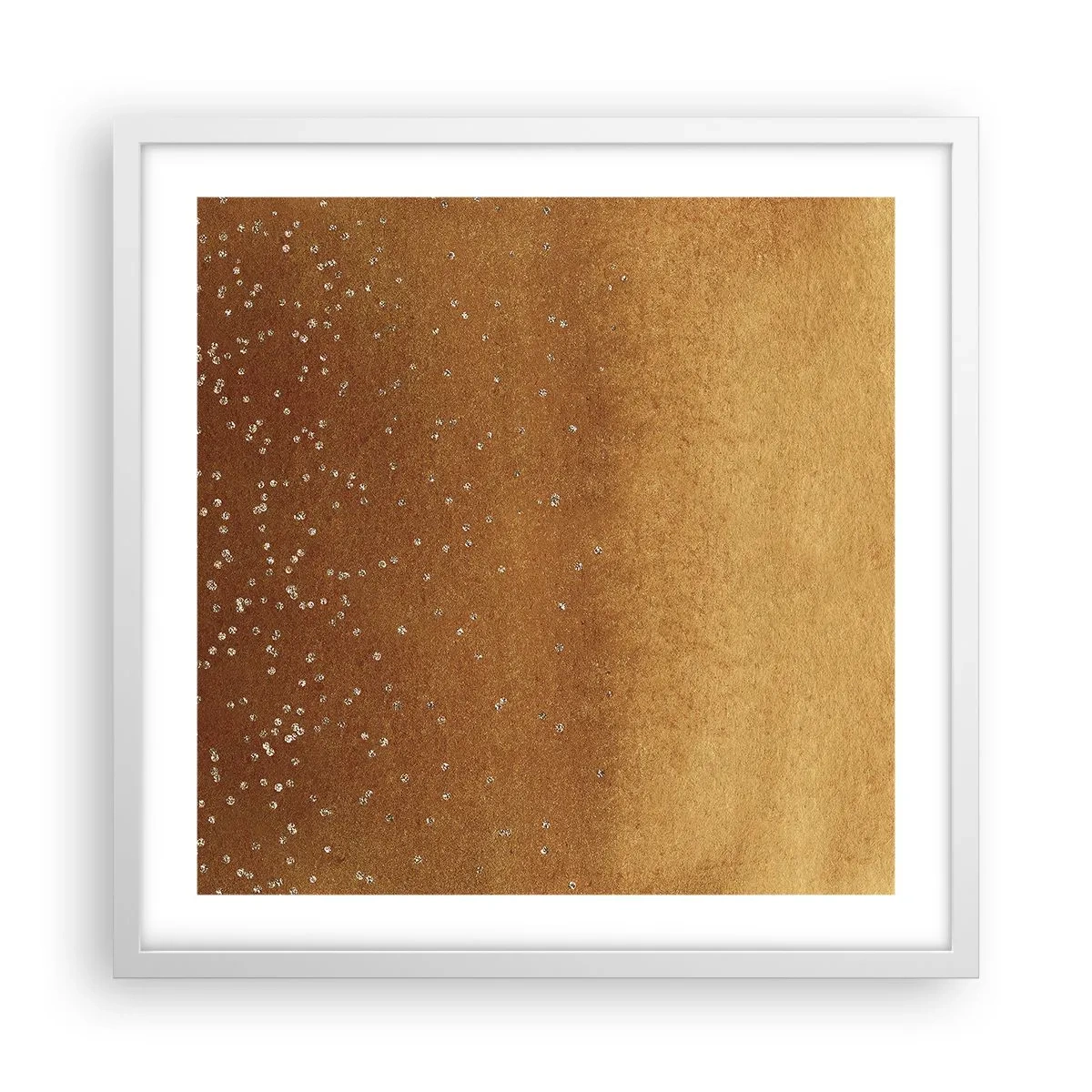 Póster en marco blanco - Nacimiento de la luz - 50x50 cm