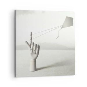 Cuadro sobre lienzo - Impresión de Imagen - Una prueba de fuerza - 50x50 cm