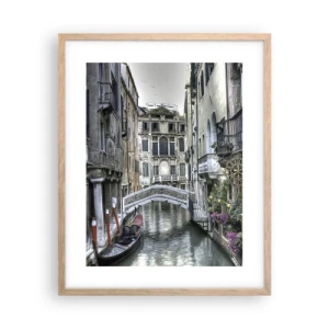 Póster en marco roble claro - Durante siglos, un sueño - 40x50 cm