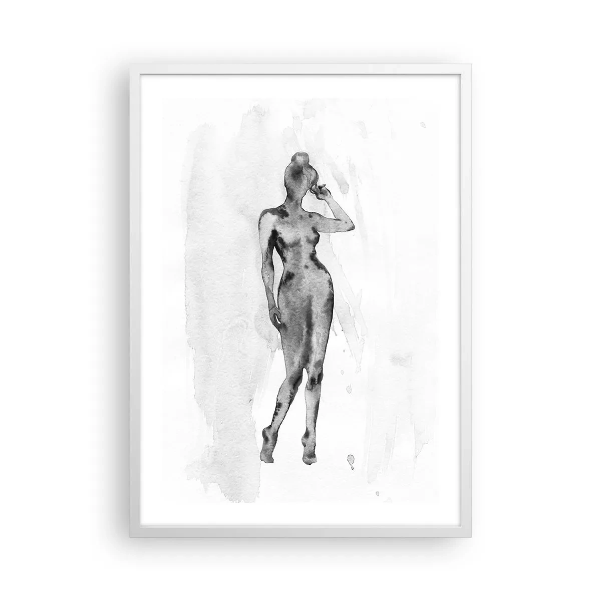 Póster en marco blanco - Un estudio sobre el ideal de feminidad - 50x70 cm