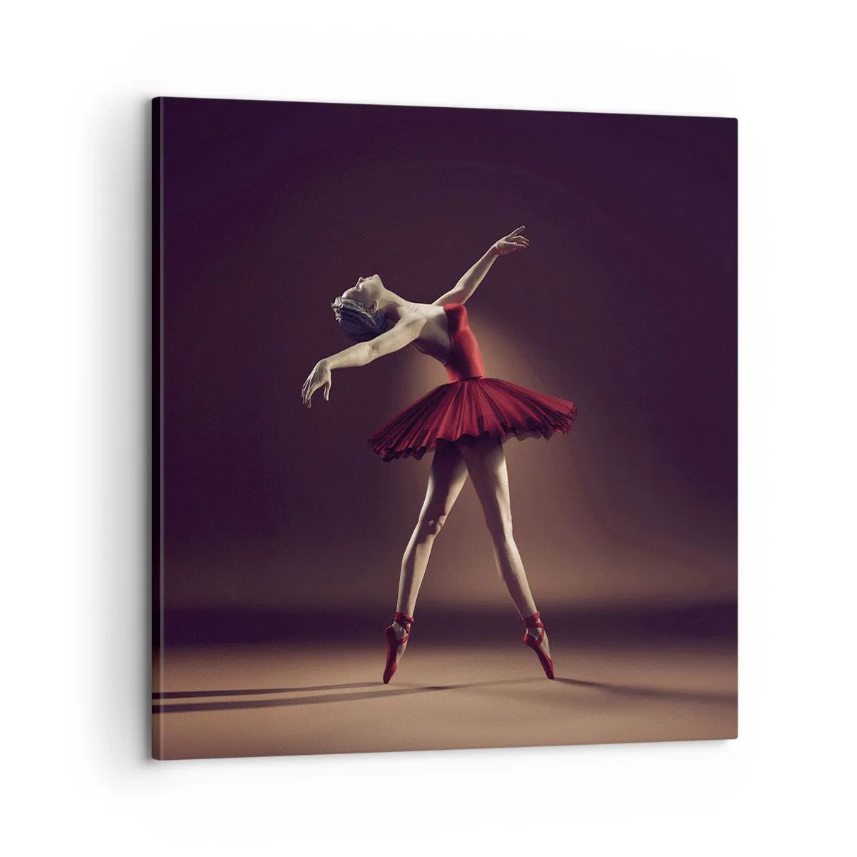 Cuadro sobre lienzo - Impresión de Imagen - Primera bailarina - 60x60 cm
