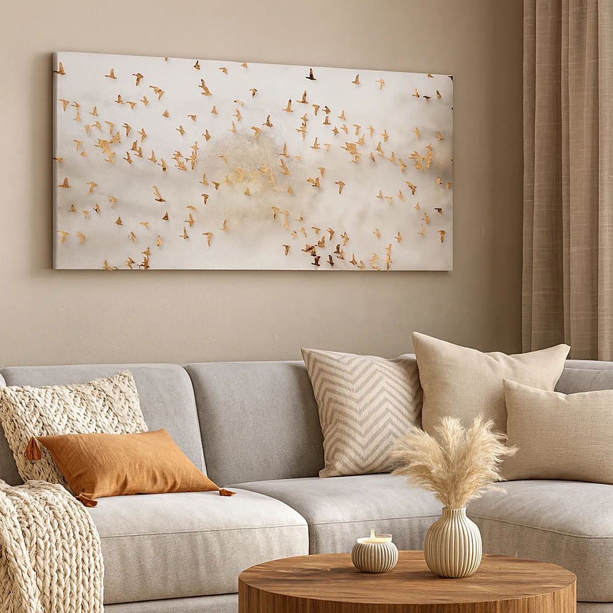 Cuadro sobre lienzo - Impresión de Imagen - Es hora... - 30x30 cm