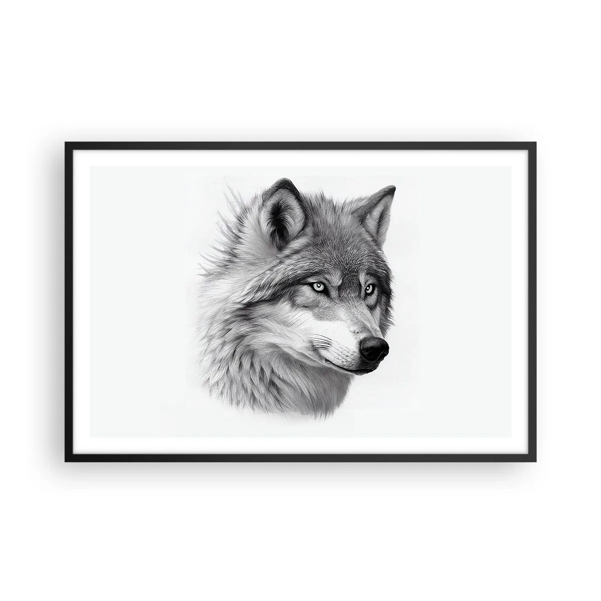 Póster en marco negro - Alfa - sin duda - 91x61 cm