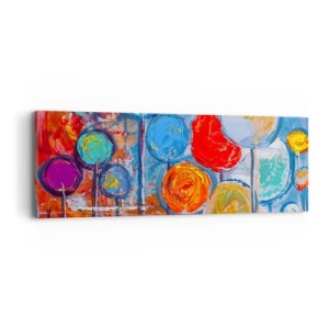 Cuadro sobre lienzo - Impresión de Imagen - Milagros en un palo - 90x30 cm