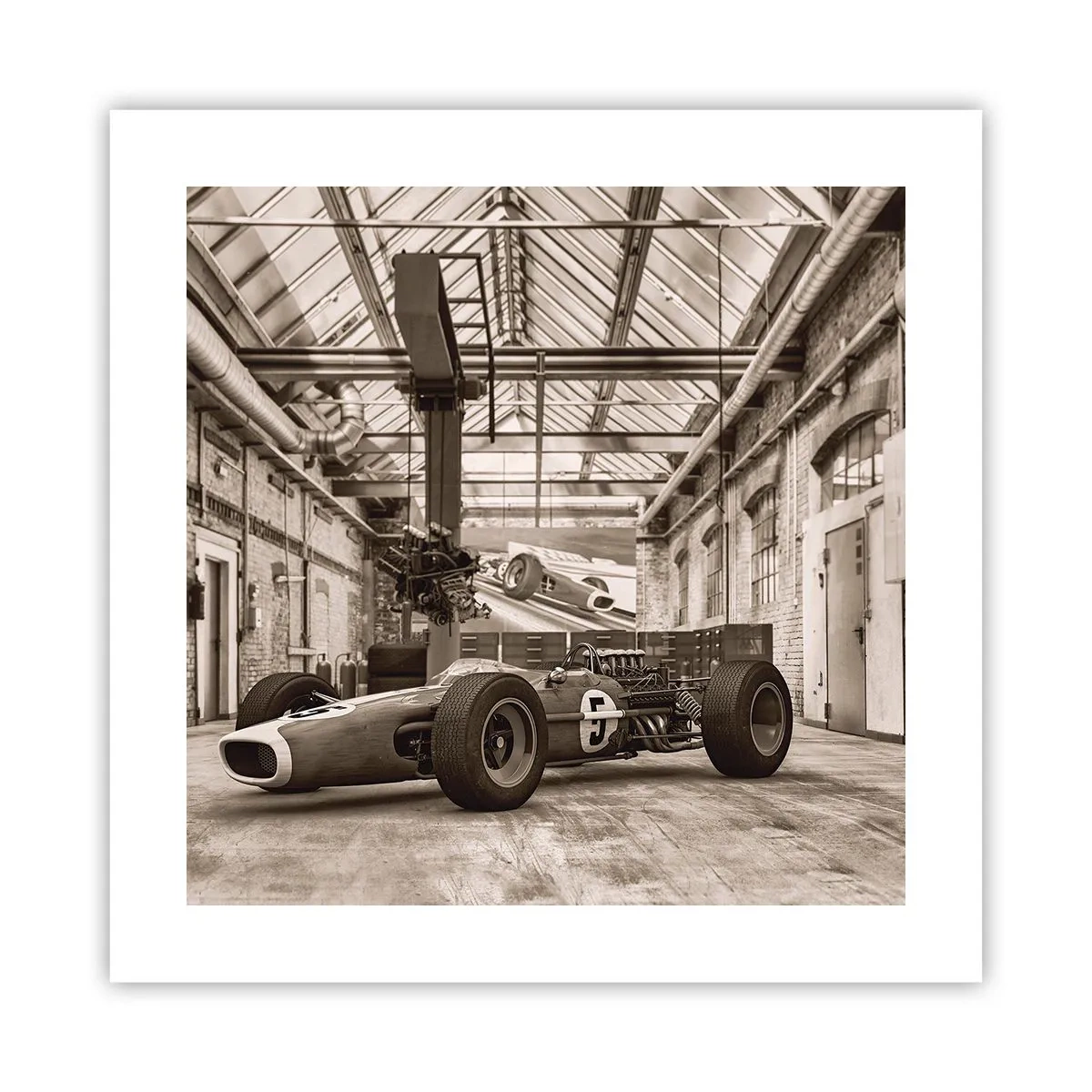 Póster - El descanso del vencedor - 40x40 cm