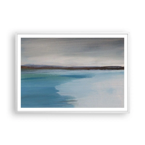 Póster en marco blanco - Paisaje horizontal - 100x70 cm