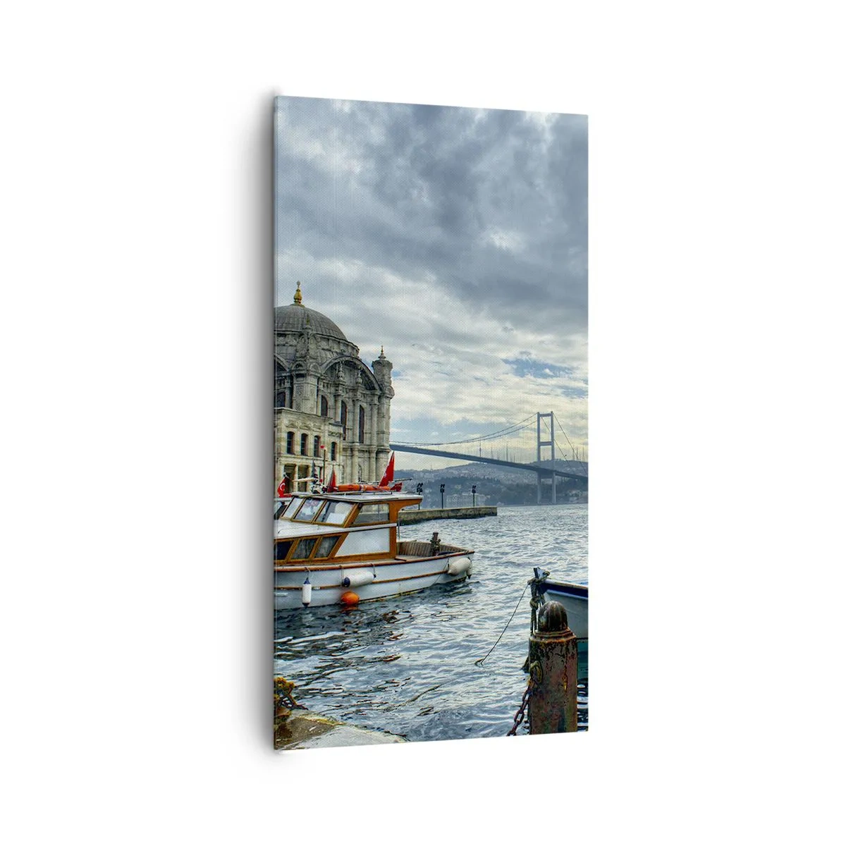 Cuadro sobre lienzo - Impresión de Imagen - En el límite del mundo - 65x120 cm