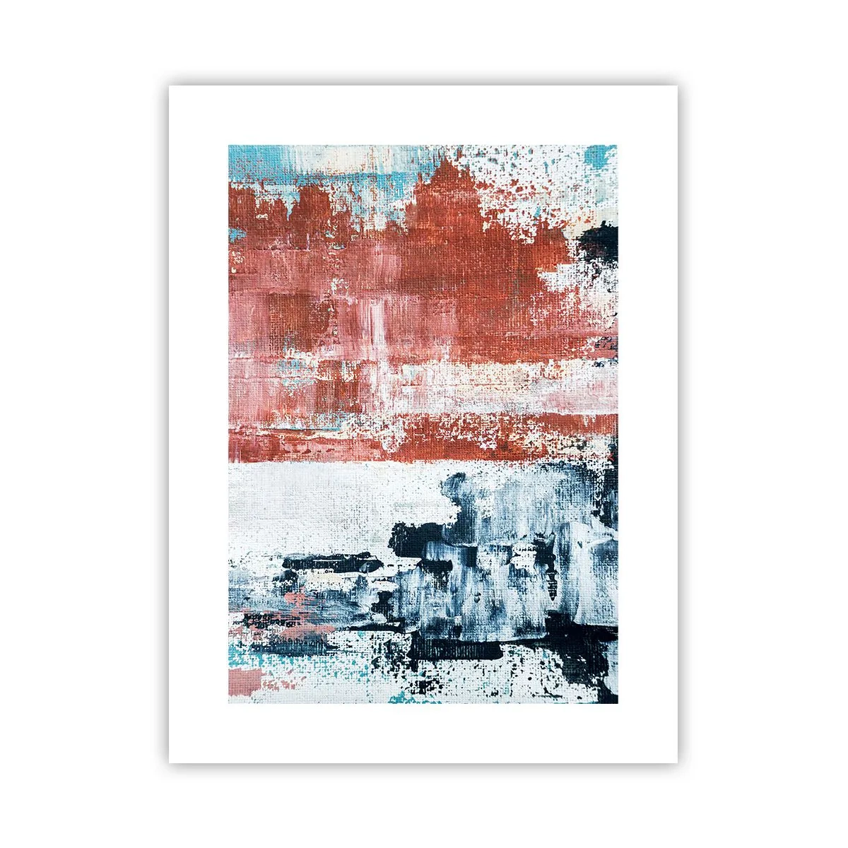 Póster - Mitad abstracción, mitad abstracción - 30x40 cm
