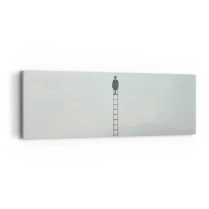 Cuadro sobre lienzo - Impresión de Imagen - Hacia lo más alto - 90x30 cm