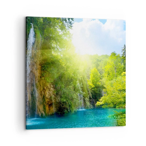 Cuadro sobre lienzo - Impresión de Imagen - Debe ser el Edén - 50x50 cm