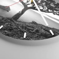 Esfera sin numeración, con rayas