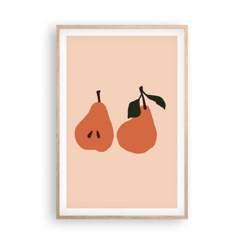 Póster en marco roble claro - La dulzura misma - 61x91 cm