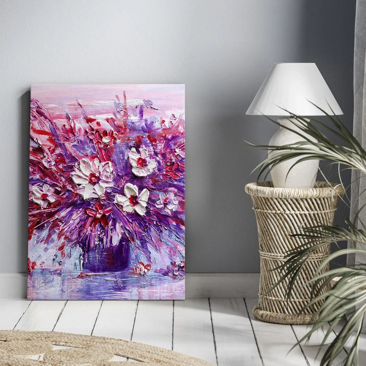 Cuadro sobre lienzo - Impresión de Imagen - Inocencia y pasión - 55x100 cm