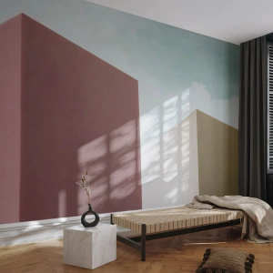 Fotomural Premium Canvas - Geometría de un verano soleado - Edificios, Arquitectura, Tridimensional - 400x280 cm