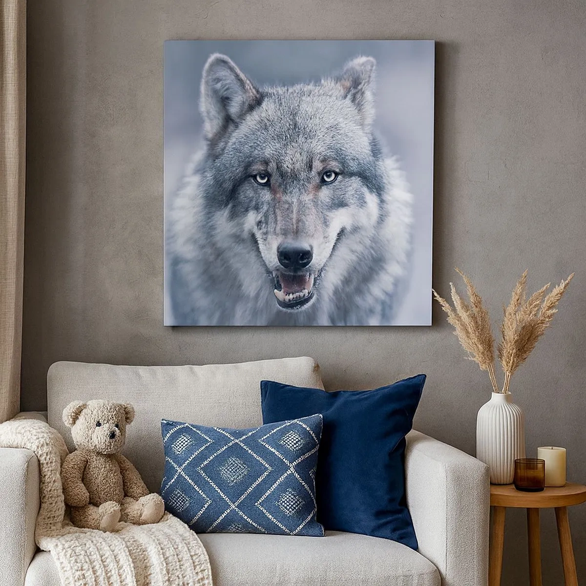 Cuadro sobre lienzo - Impresión de Imagen - ¿Aceptarás el reto? - 30x30 cm