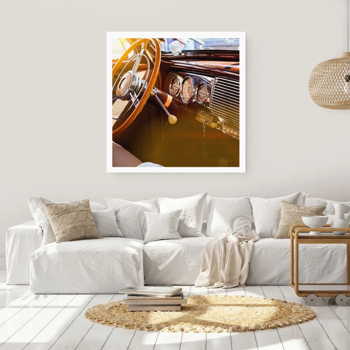 Póster - Un soplo de lujo del pasado - 50x50 cm