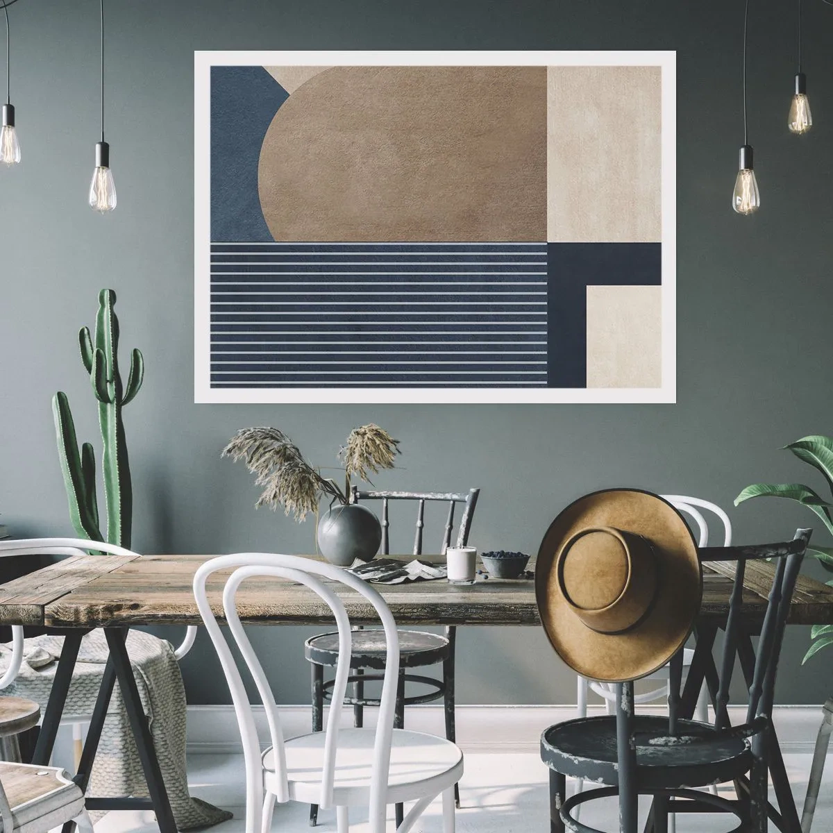 Póster - Composición de sencillez y redondez - 50x40 cm