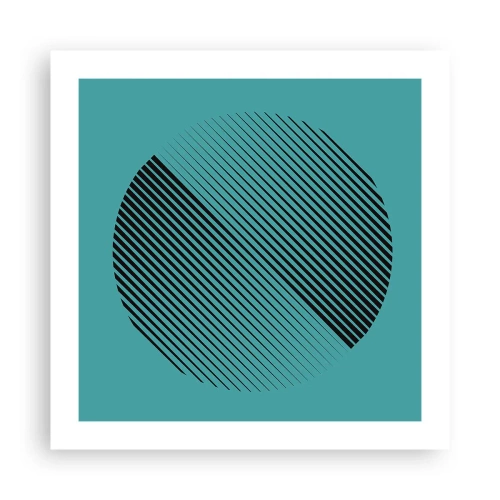 Póster - El círculo: una variación geométrica - 50x50 cm