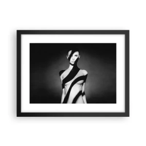 Póster en marco negro - En la luz y en la sombra - 40x30 cm