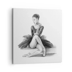 Cuadro sobre lienzo - Impresión de Imagen - Amante de la danza - 50x50 cm