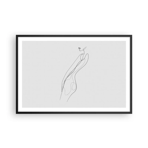 Póster en marco negro - Apenas una promesa - 91x61 cm