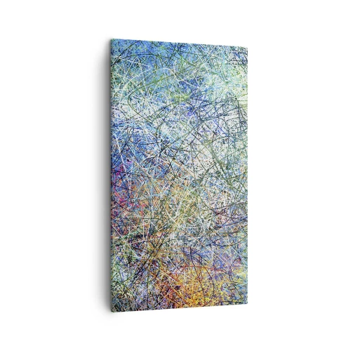 Cuadro sobre lienzo - Impresión de Imagen - No es tan fácil - 45x80 cm