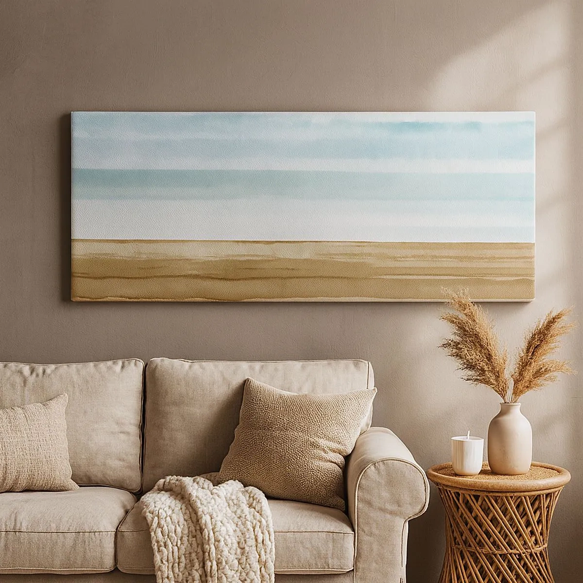 Cuadro sobre lienzo - Impresión de Imagen - Serenidad - 100x40 cm